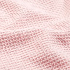 Frottéstof/Vaffelpiqué Ensfarvet – rosé, 