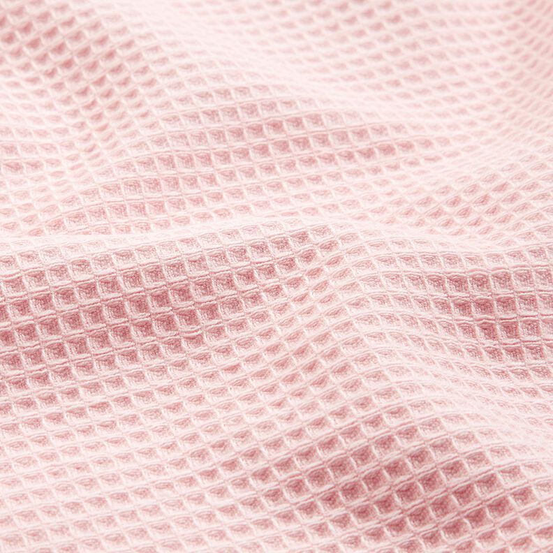 Frottéstof/Vaffelpiqué Ensfarvet – rosé,  image number 3