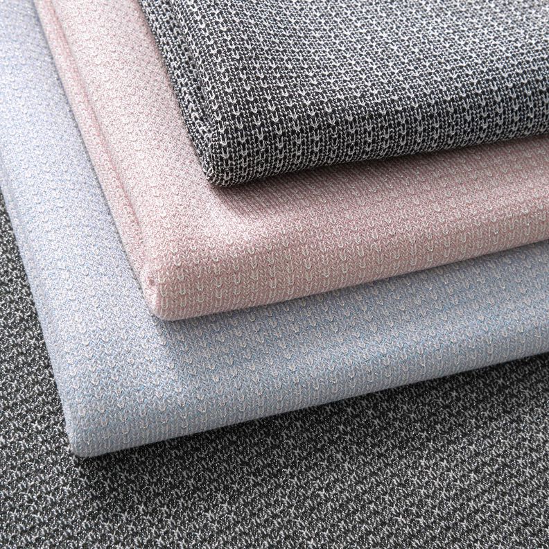 French Terry glimmer – lyseblå,  image number 7