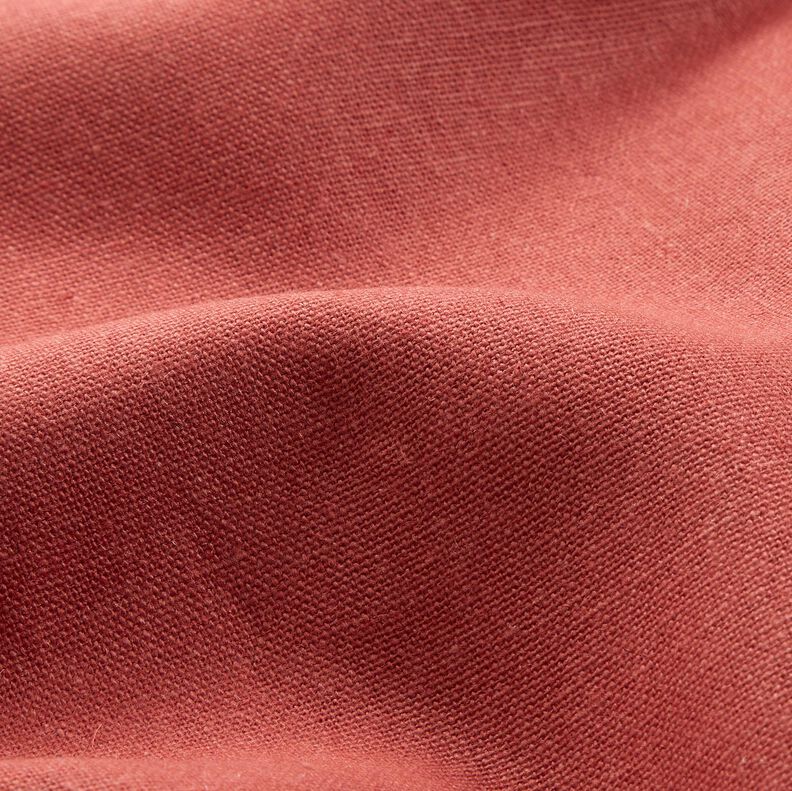 Rent hør tungt Ensfarvet – malve,  image number 2