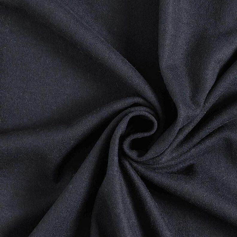 Uldstrik ensfarvet – sort-blå,  image number 1