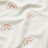 GOTS Bomuldsjersey fine regnbuer Digitaltryk – elfenben,  thumbnail number 2