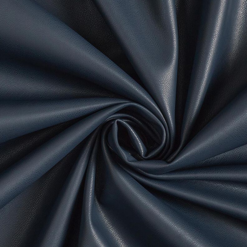 Kunstlæder med velourbagside  – natblå,  image number 1