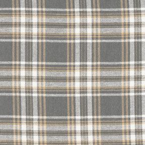 Bomuldsflonel tern – grå/hvid, 