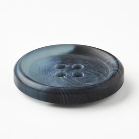4-hulsknap rund [Ø 25 mm] – jeansblå, 