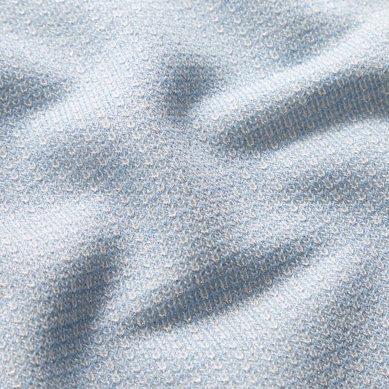 French Terry glimmer – lyseblå,  image number 2