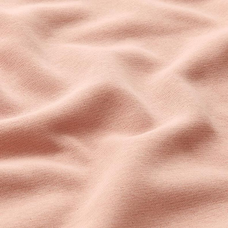 Sweatshirt lodden ensfarvet Lurex – rosa/guld,  image number 3