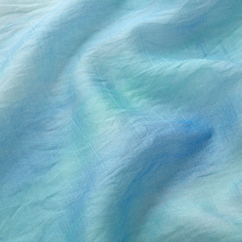 Let tencel batik – aquablå,  image number 2