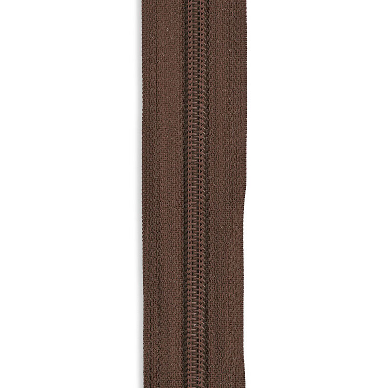 Endeløs lynlås [5 mm] Kunststof | Prym – mørkebrun,  image number 2