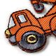 Applikation  Byggepladskøretøjer [ 4 Styk ] | Prym – orange/gul,  thumbnail number 3
