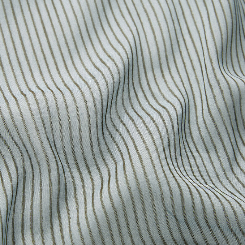 Silkechiffon smalle striber – lyseblå/mørkegrå,  image number 2