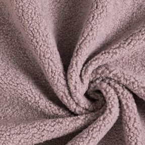 Polsterstof fåreskindslook – lilla-grå, 