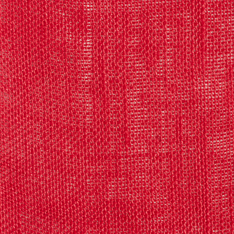 Dekorationsstof Jute Ensfarvet 150 cm – rød,  image number 5