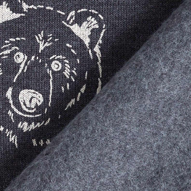 Sweatshirt lodden bjørn – natblå/lysegrå,  image number 4