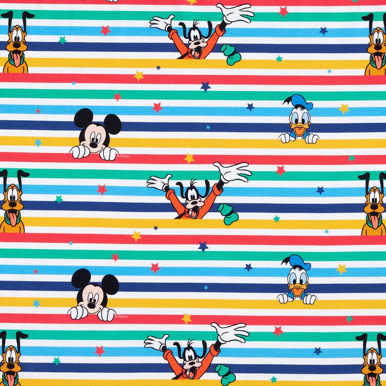 Bomuldsjersey Mickey Mouse og hans venner | Disney – hvid,  image number 1