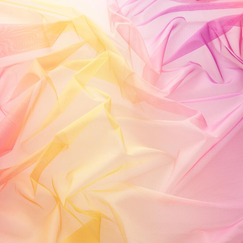 Softmesh Regnbue-forløb – pastelviolet/ferskenorange,  image number 3