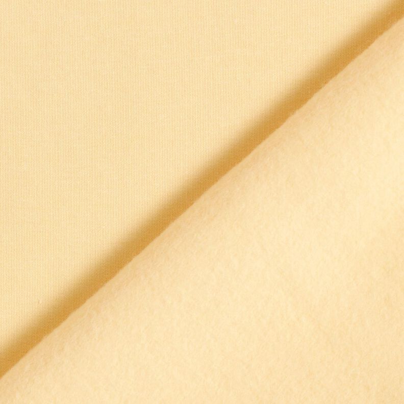 Let bomuldssweat ensfarvet – vaniljegul,  image number 5