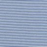 Ribvævet, rørformet stof smalle cirkler – jeansblå/lyseblå,  thumbnail number 1