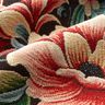 Dekorationsstof Gobelin skønne blomster – sort/rød,  thumbnail number 2
