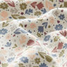 Bomuldsjersey søde blomster  – uldhvid,  thumbnail number 2