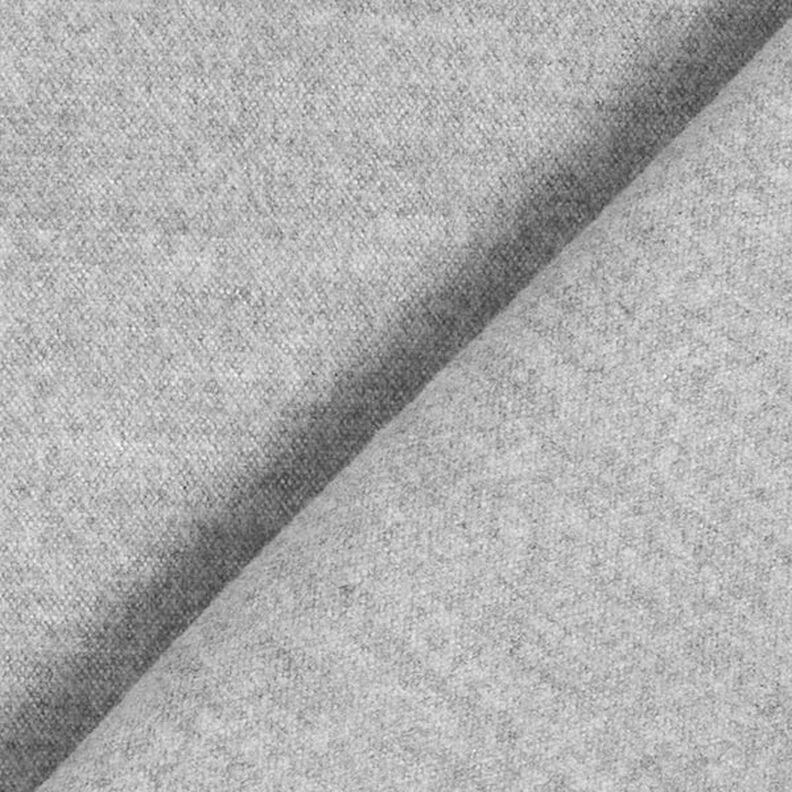 Frakkestof genanvendt polyester melange – lysegrå,  image number 3