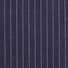 Viskose-hør-miks brede nålestriber – marineblå,  thumbnail number 1