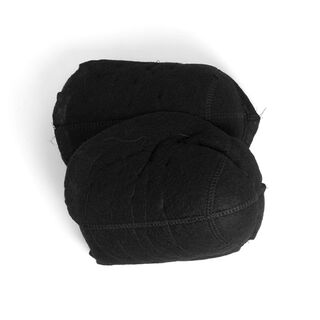 Skulderpuder med velcro til frakker og jakker [ 17,5 x 14,5 cm ] | YKK – sort, 