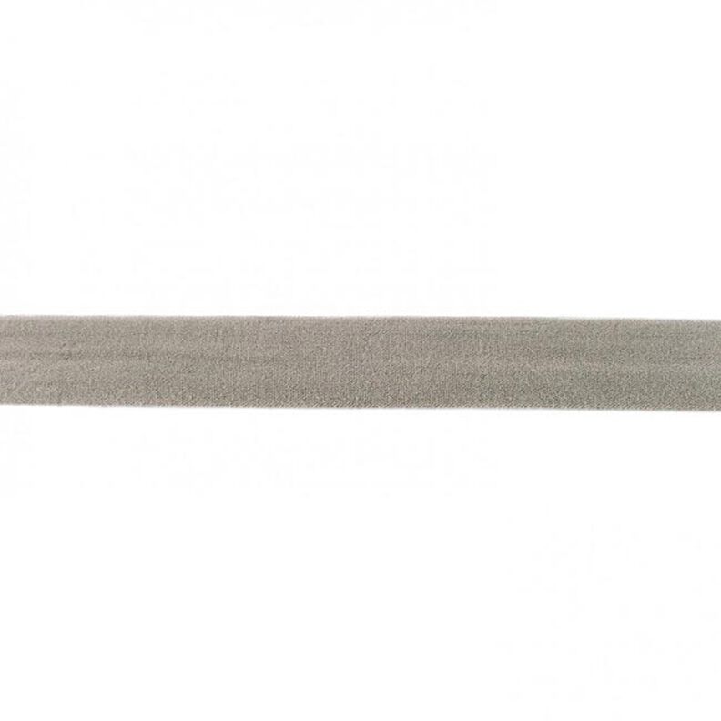 Elastisk indfatningsbånd  mat [20 mm] – grå,  image number 1