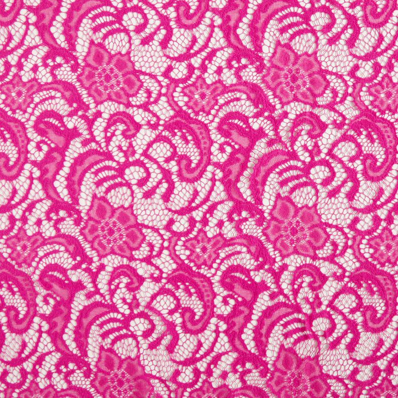Bouclé-blonde blomster – intens pink,  image number 1