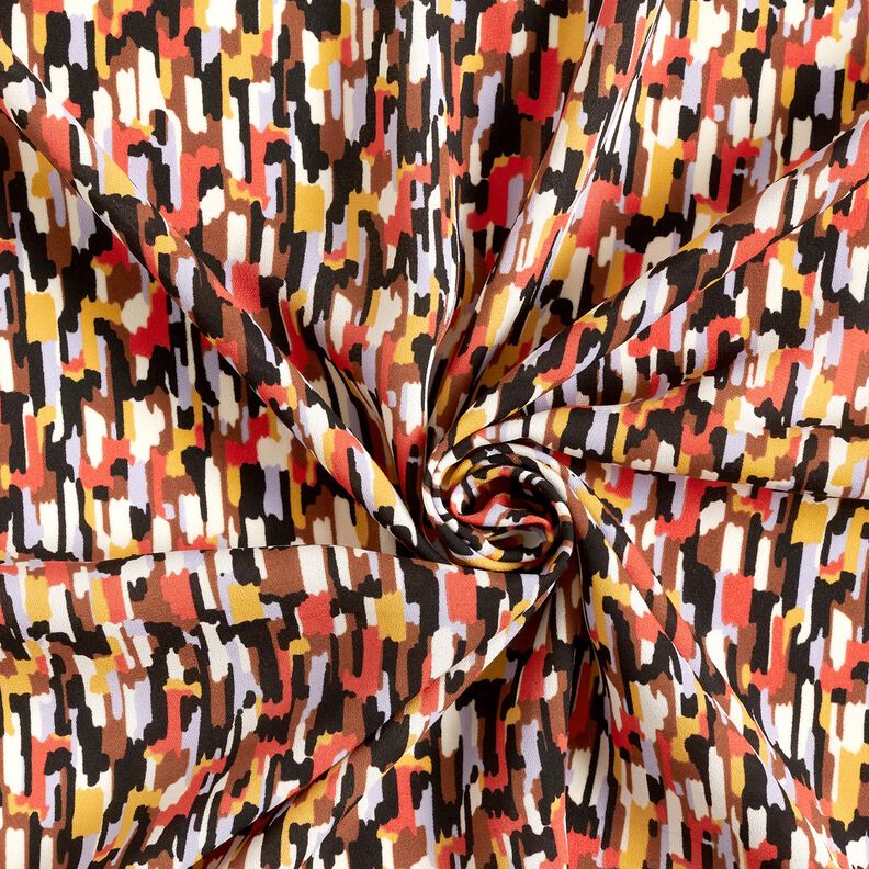 crepestof penselstrøg – sort/terracotta,  image number 3