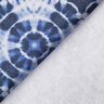 Dekorationsstof Canvas batikcirkler – indigo/hvid,  thumbnail number 4