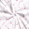 Musselin/Dobbelt-Crincle stof Akvarel kirsebær Digitaltryk – hvid,  thumbnail number 3