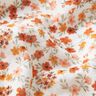 GOTS Musselin/Dobbelt-Crincle stof små blomster Digitaltryk – uldhvid,  thumbnail number 2
