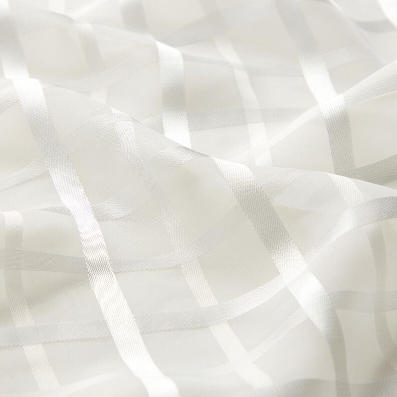 Chiffon vinduestern – hvid,  image number 2