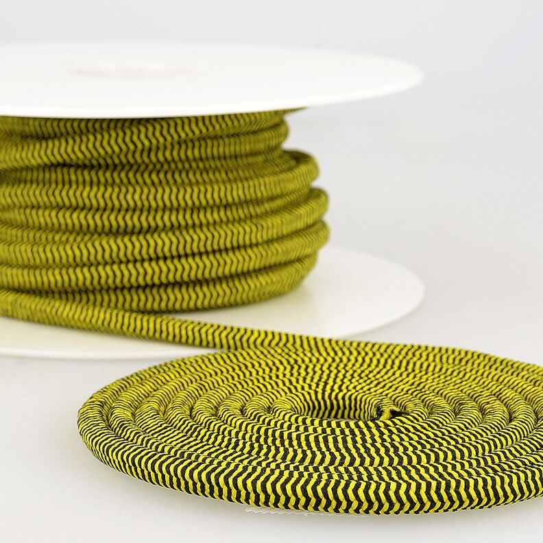 Outdoor Gummikordel [&Oslash; 5 mm] &ndash; gul/sort,  image number 1