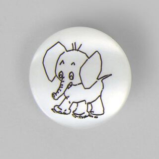 Kunststofknap, Brilliant Elefant 12, 