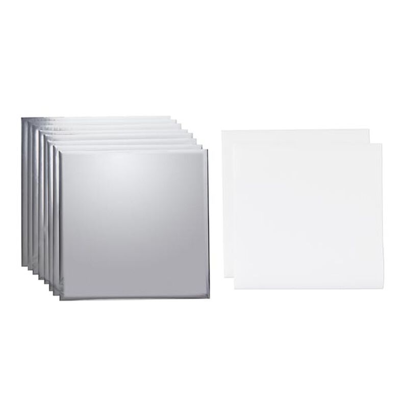 Cricut overførselsfolier [ 30,5 x 30,5 cm | 8 Styk ] – sølv metallisk,  image number 2