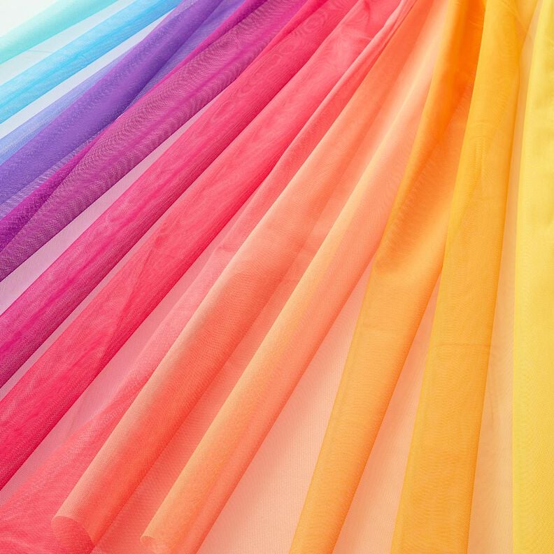 Softmesh Regnbue-forløb – aquablå/intens pink,  image number 8