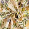 Dekorationsstof halvpanama olivengrene genanvendt – lysebeige,  thumbnail number 3