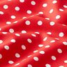 Bomuldspoplin store prikker – rød/hvid,  thumbnail number 2