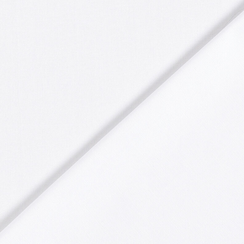 Poplin Stretch Ensfarvet – hvid,  image number 3