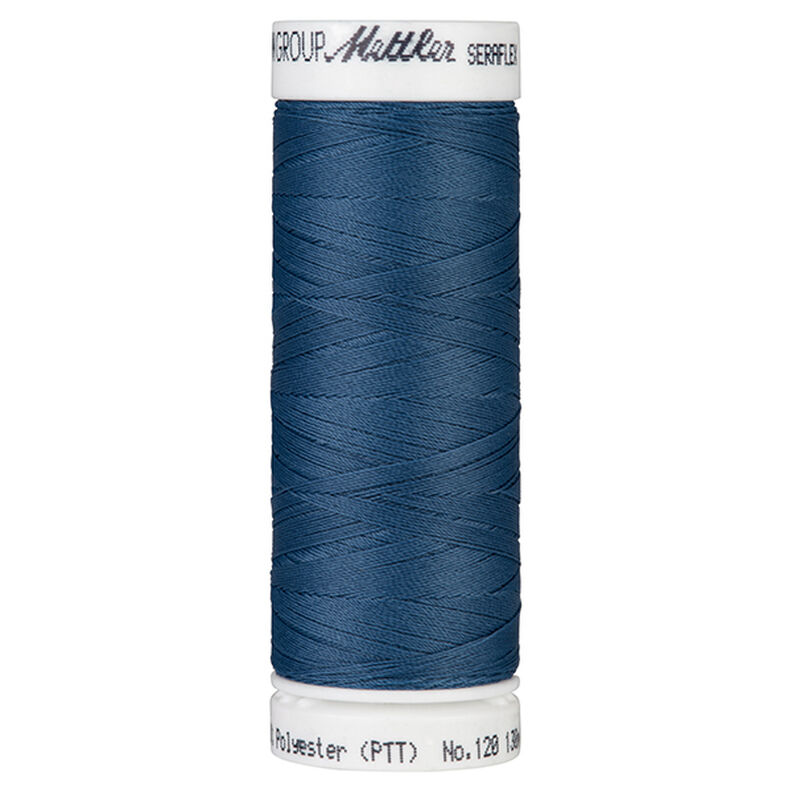 Seraflex sytråd til elastiske sømme (0698) | 130 m | Mettler – jeansblå,  image number 1