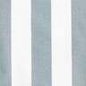 Markisestof brede striber – lysegrå/hvid,  thumbnail number 1