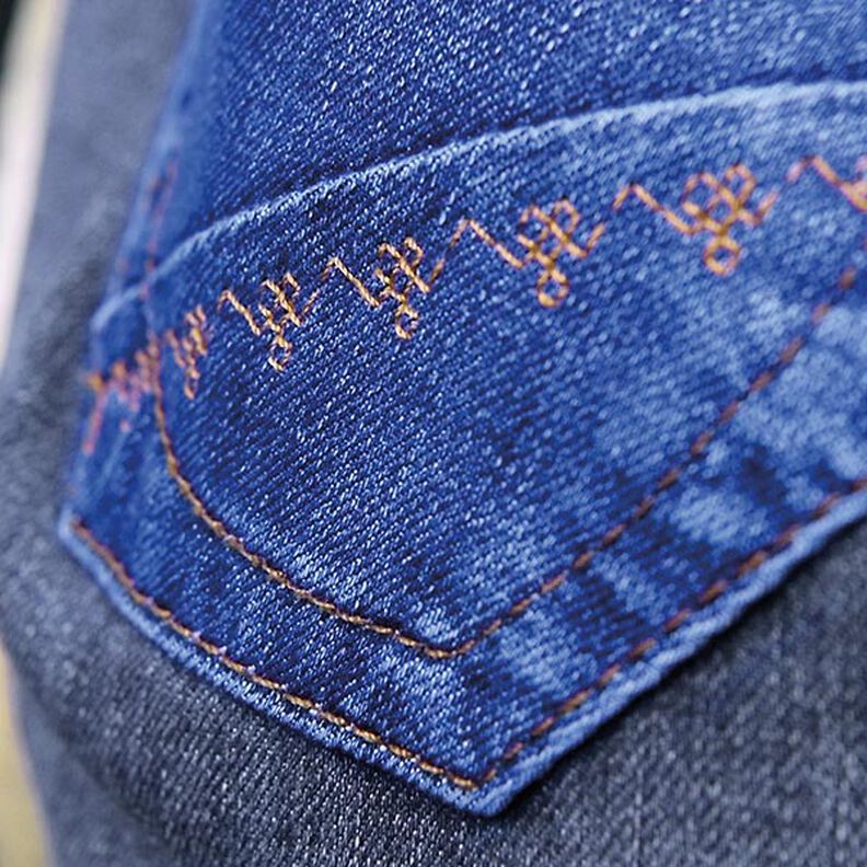 Sytrådssæt Denim med 5 jeans-synåle [ 100m | 8 Styk ] | Gütermann creativ – farvemix,  image number 3