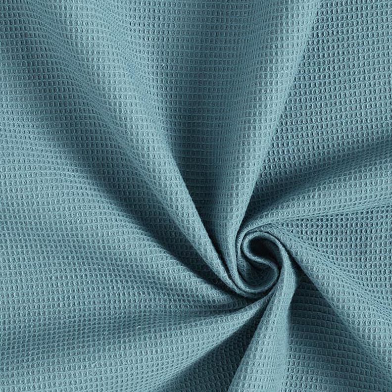 Vaffelpiqué Mini – dueblå,  image number 1