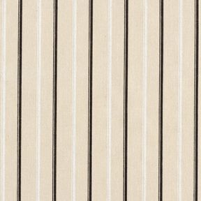 hør-miks Striber – mandel/sort, 