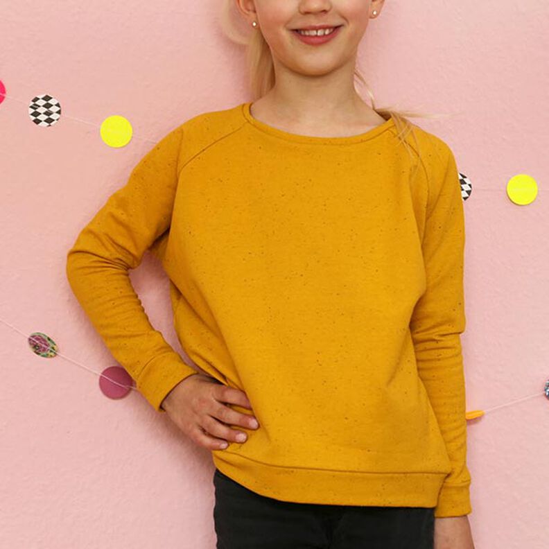 MONA - raglansweater med smalle ærmer, Studio Schnittreif  | 98 - 152,  image number 4