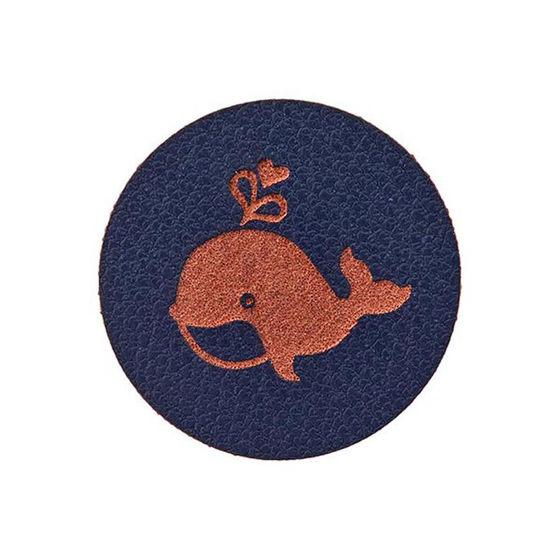 Pyntedel hval [ 23 mm ] – marineblå,  image number 1