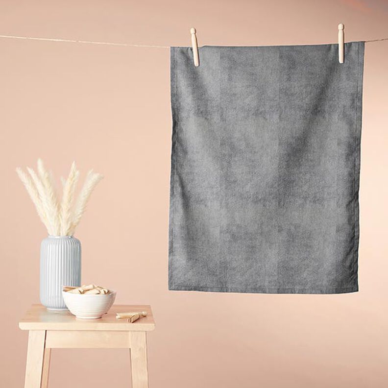 Hyggefrotte Bambus Ensfarvet – grå,  image number 5