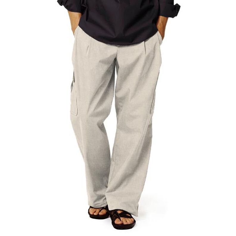 Stretch Hørstof Mix – beige,  image number 7